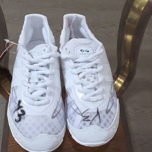 NFINITY Kids White and Black Sneakers